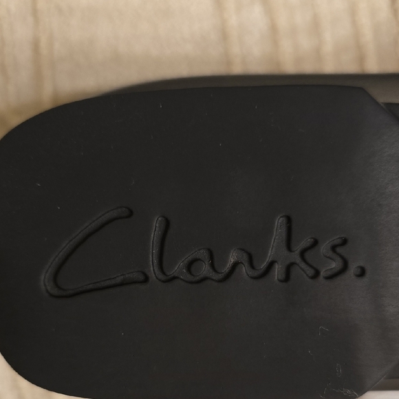 Clarks Black and White Mules - Picture 2 of 12